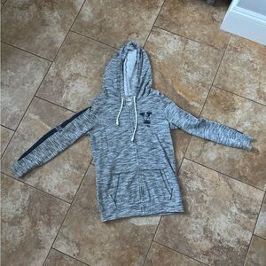 PINK Victoria's Secret Gray Zip-Up Hoodie
